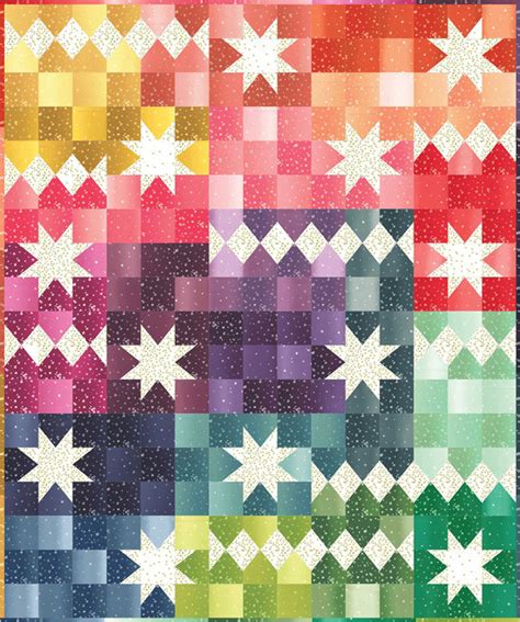 Colorful Modern Quilt Kits Sugar Bee Crafts