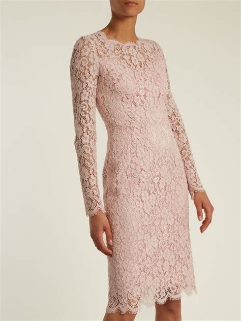 DOLCE GABBANA Long Sleeved Cordonetto Lace Dress 1850