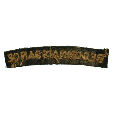 Reconnaissance Corps RECONNAISSANCE WW2 Cloth Shoulder Title