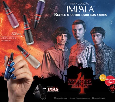 Esmalte Impala Stranger Things Cat Eye Mundo Invertido Imã MercadoLivre