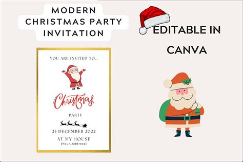 Christmas Party Invite Card Graphic by Realtor Templates · Creative Fabrica