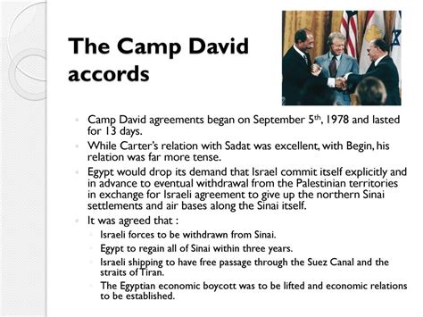 Camp David Accords Document