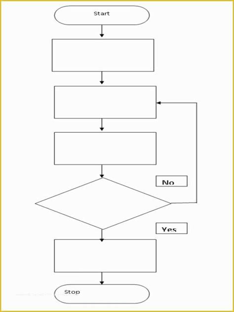 Free Blank Flow Chart Template for Word Of Blank Flow Chart Template ...