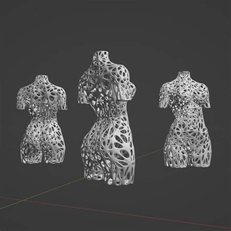 Download Stl File Woman Torso Sculpture • 3d Printing Template ・ Cults