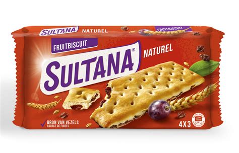 Sultana Fruitbiscuit Naturel 43 Gram Rooijgroothandel