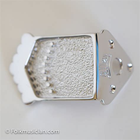 Allen Mandolin Tailpiece Style 1 Nickel Folkmusician