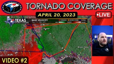 April Live Texas Severe Weather Coverage Tyler Hearne D