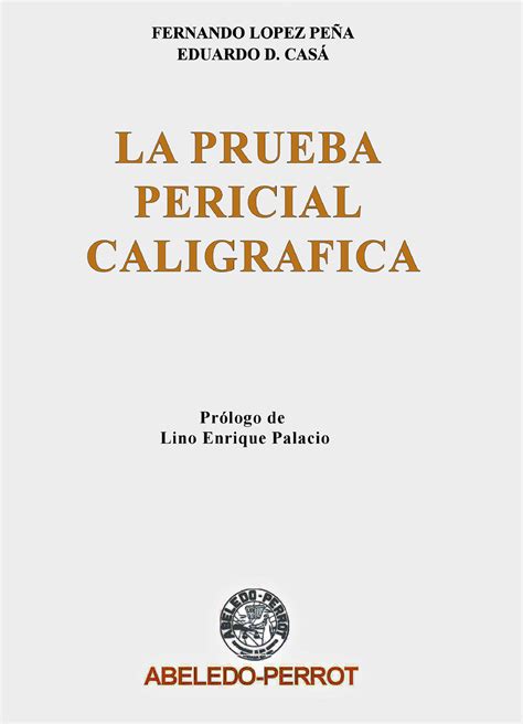 La Prueuba Pericial Caligrafica Pdf Emdd 1 LA PRUEBA PERICIAL