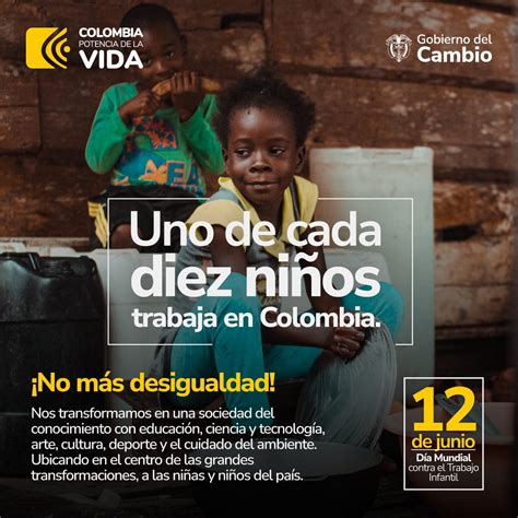 Presidencia Colombia on Twitter Las cifras de niños y niñas que