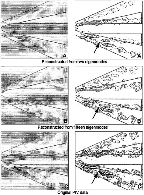 Instantaneous Velocity Elds And Patterns Of Vorticity For One