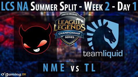 Enemy Esports Vs Team Liquid LCS NA 2015 Summer Split Week 2