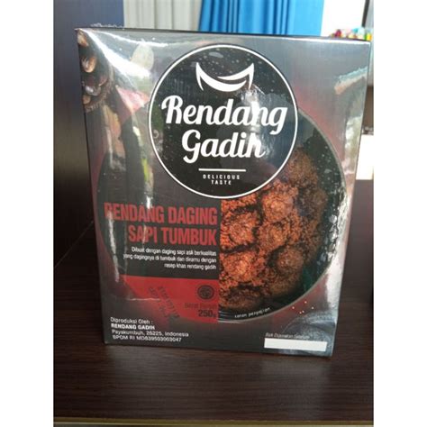 Jual Rendang Daging Sapi Tumbuk Rendang Gadih Shopee Indonesia