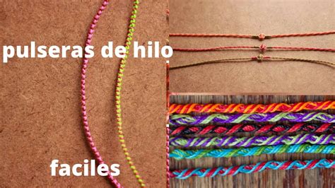 Las Pulseras De Hilo Mas Faciles Y Rapidas Easy Friendships Youtube