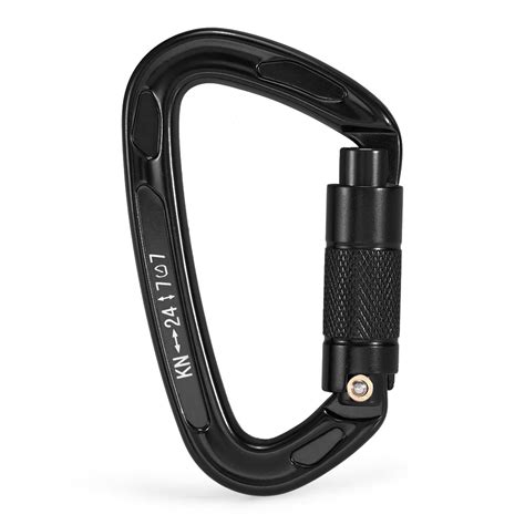 Tickas 24kn Locking Gate Carabiner Heavy Duty Auto Lock Carabiner