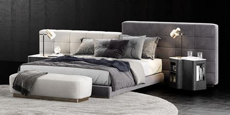 3d Minotti Lawrence Bed 3 Turbosquid 1591068