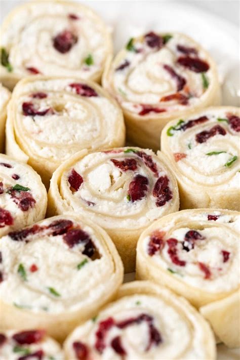 Cranberry Feta Pinwheels Recipe Dinner Then Dessert