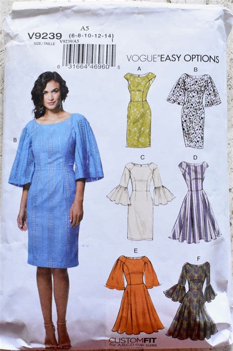 Vogue Dress Patterns Dress Sewing Patterns Vintage Sewing Patterns Sewing Dresses Clothing