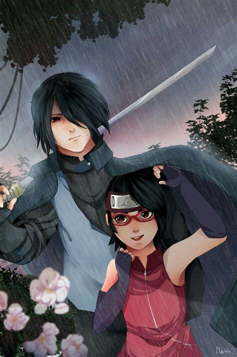 Sasuke And Sarada Sarada Uchiha Anime Naruto Anime