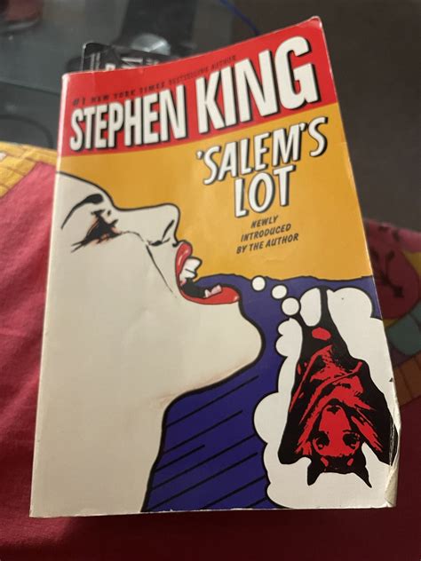 My first Stephen King novel, which I found at a thrift store for $3 ...