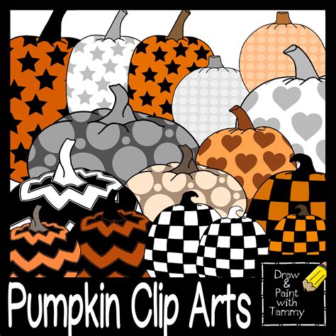 Polka Dot Pumpkin Clipart