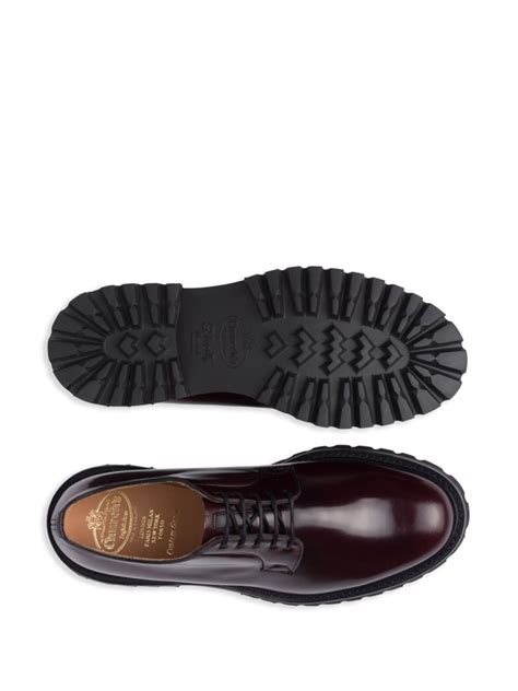 Churchs Shannon Lug Sole Derby Shoes Red Farfetch