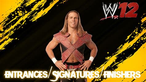 Wwe Entrances Signatures Finishers Shawn Michaels Youtube