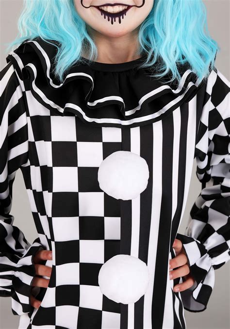 Toddler Giddy Gothic Clown Costume Girls Clown Costumes