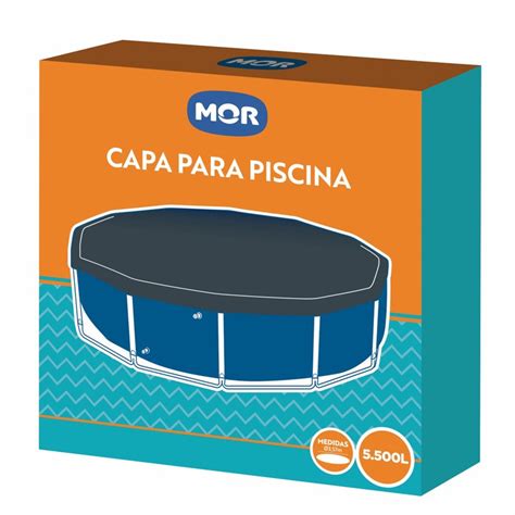 Capa Para Piscina Estrutural Redonda Litros Mor No Shoptime