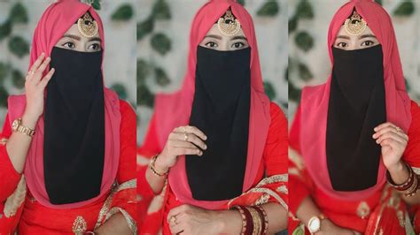 Wedding Niqab Tutorial 🥰 2024 Beautiful Hijab Styles For Party And