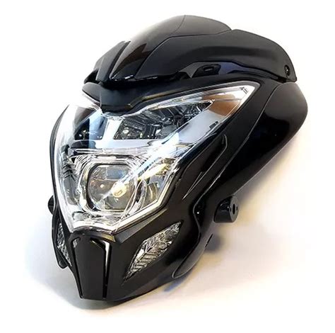 Faro Principal Motocicleta Bajaj Ns Pulsar Completo Led Env O Gratis