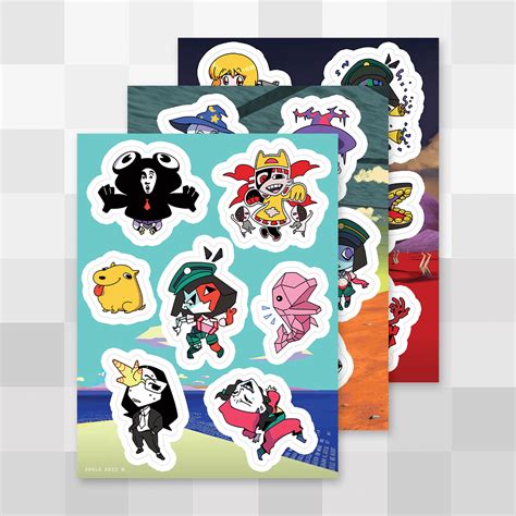 Ena Dream Bbq Ena Sticker Sheet Set Fangamer