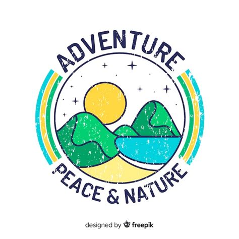 Free Vector | Vintage adventure logo