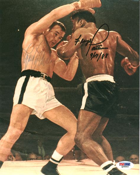 Lot Detail Boxing Greats Ingemar Johansson And Floyd Patterson Signed