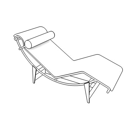 See Haworth Lc4 Chaise Lounge Chair Haworth