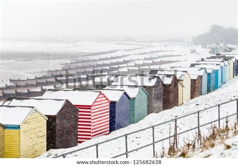 Snow Beach Huts Images Stock Photos D Objects Vectors