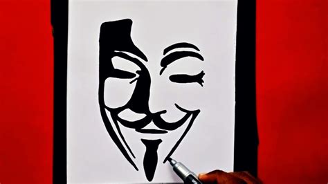 Joker Mask Drawing