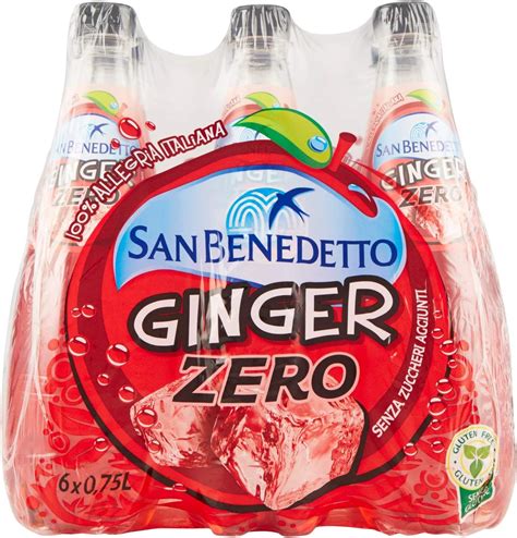 San Benedetto Bibita Analcolica Ginger Zero Zuccheri Aggiunti