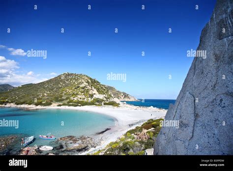 Punta Molentis cape, Villasimius, Sardinia, Italy Stock Photo - Alamy