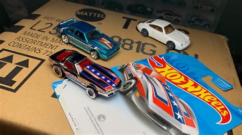 Lamley Unboxing 2019 Hot Wheels US G Case With Corvette Treasure Hunt