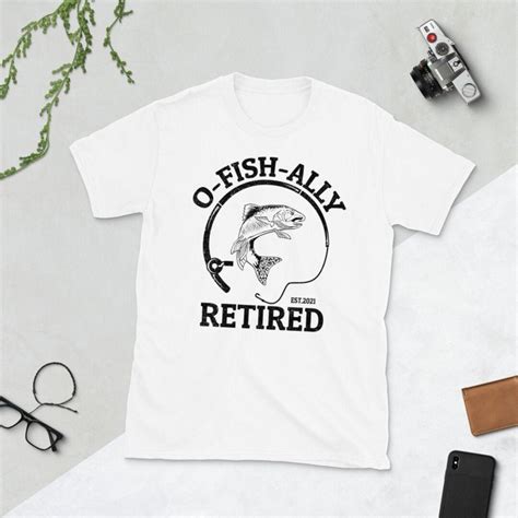 Oh Fish Ally Retired Fishing Retirement Vintage Funny Etsy