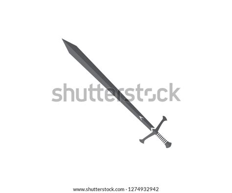 Sword Vector Logo Illustration Stock Vector (Royalty Free) 1274932942 ...