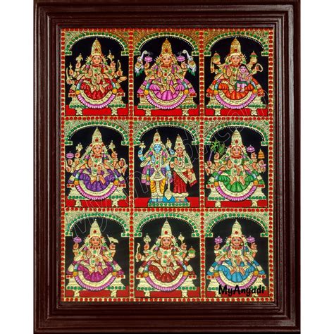 Ashtalakshmi Tanjore Paintings