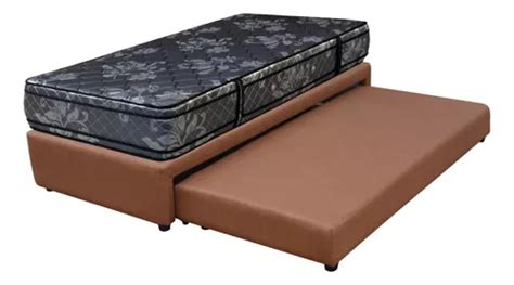 Somier Bicama Dual Divan Deseo 90x190 Colchon Deseo Diamante