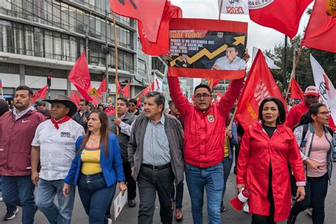 Marcha Contra Medidas Del Gobierno De Daniel Noboa Llegó Al Centro De Quito El Comercio