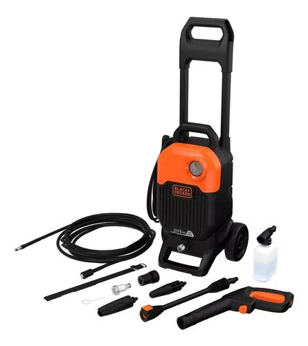 Hidrolavadora eléctrica Black Decker BEPW2200 B2C naranja de 2000W con