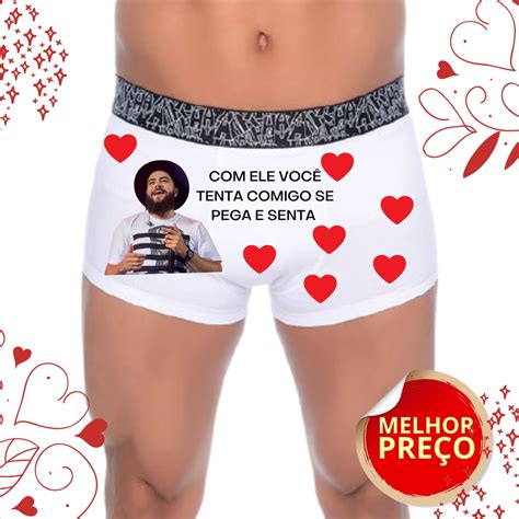 Cueca Personalizada Foto Frases Shopee Brasil