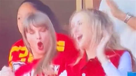 Taylor Swift And Brittany Mahomes Secret Handshake Celebration Caught