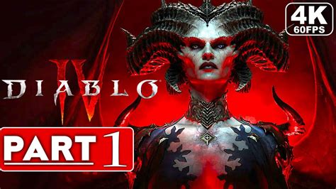 Diablo 4 Gameplay Walkthrough Part 1 Beta [4k 60fps Pc] No Commentary