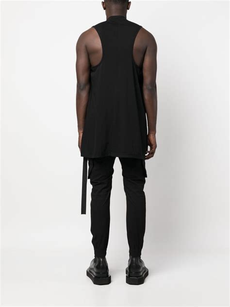 Rick Owens Drkshdw Logo Print Cotton Tank Top Farfetch