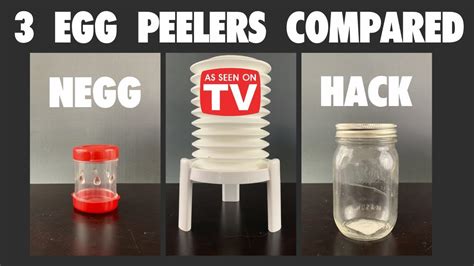 Egg Peeler Showdown Negg Vs Eggstractor Vs Hack Youtube